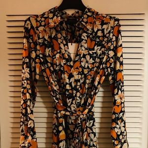 Floral Button Down Dress